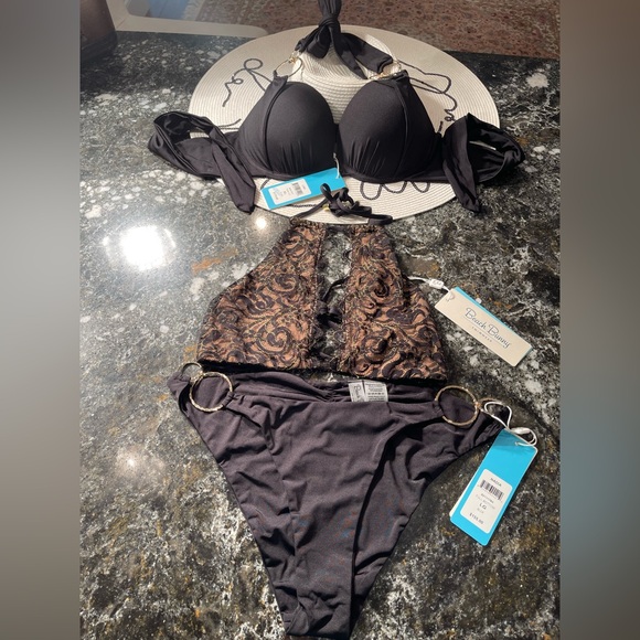Beach Bunny Other - SOLD on POSH Canada XO 💋 NWT beach bunny trio set: xl top, L bra top, L bottoms